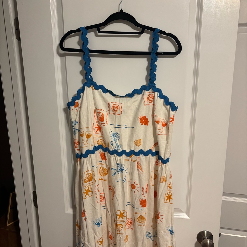 Printed maxi dress